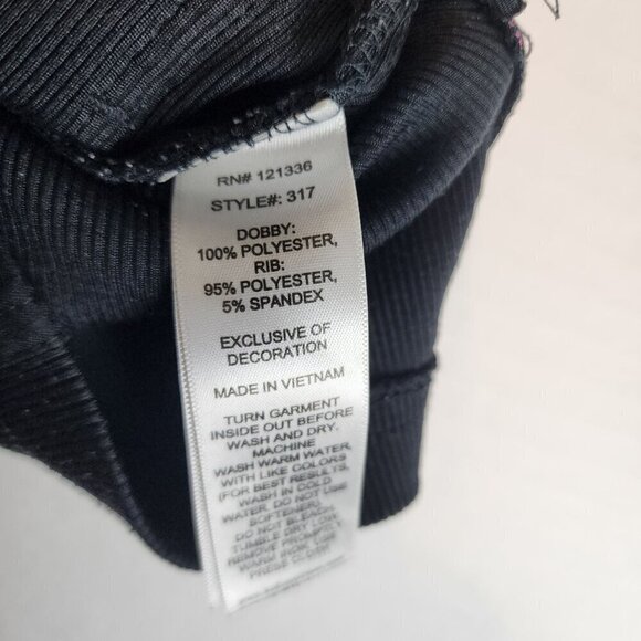 Koi Lite scrub top XS black pink uniform - Picture 12 of 12